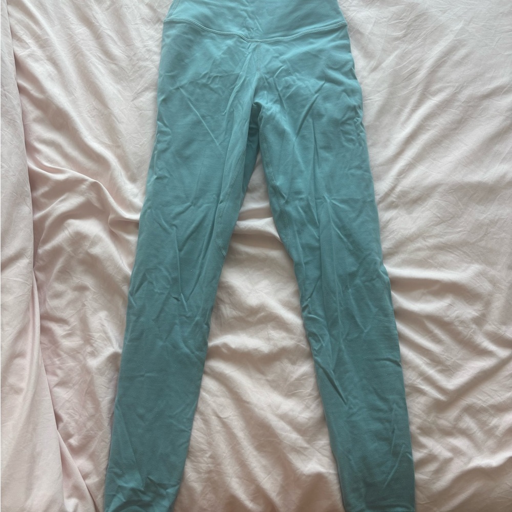 Teal leggings